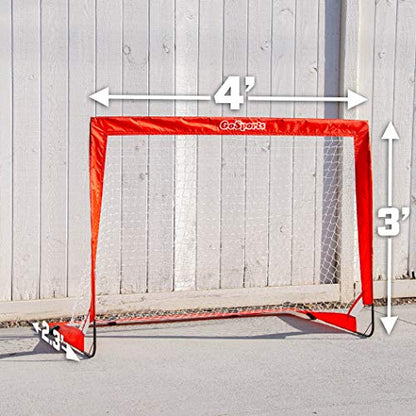GoSports Street Hockey - Choose Between Goal Set with Sticks, Balls (6 Pack) or Sticks (2 Pack) - style: Street Hockey Goal Set