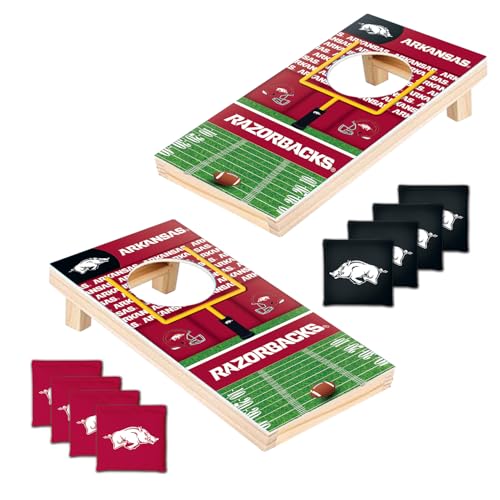 MasterPieces NCAA Syracuse Orange Tabletop Cornhole Game - Home Decor - style: Arkansas Razorbacks