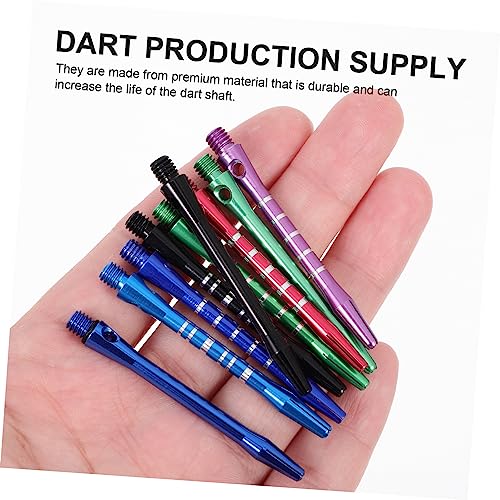 Garneck 1set Aluminum Alloy Dart Shafts Lightweight Metal Dart Rods and Easy to Install for Enhanced Control