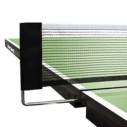 Pool Table Conversion Top - Go from Pool to Ping Pong in Seconds - Regulation Size - 9' x 5' - 19mm Thick Top - Regulation Net Set Included - Warranty: 3-Year - color: Green