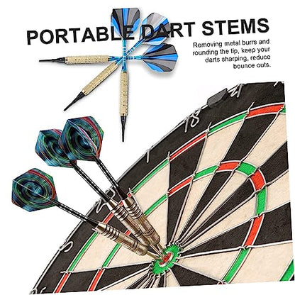 GANAZONO 1set Aluminum Alloy Dart Shafts Metal Dart Stems Portable and Lightweight for Indoor and Outdoor Use Includes