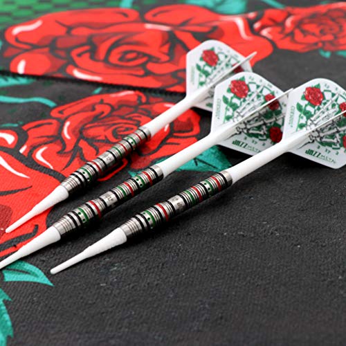 CUESOUL Soft Tip Darts Set Plastic Tip with Dart Case - color: 19g-Tungsten-Font Loaded Shape