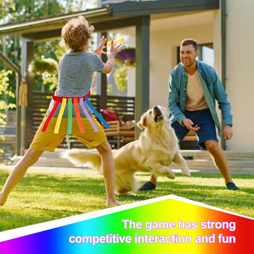 10 Pcs Catch Tail Game Belt Set,Field Day Games Catching Equipment,Stretchable Catching Training Equipment for Family Gatherings,Party,Camping and Outdoor Picnic Carnival Games