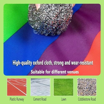 Team Cooperation Rolling Run Mat,Outdoor Race Game for Team Building, Obstacle Course, Field Day and Parent-Child Activities - for Kids and Adults(Kids-8M) - size: Kids-8M