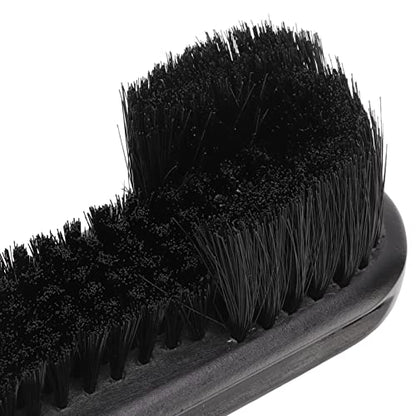 Billiard Table Brush Set, 9in Pool & 8.5in Rail Brushes, Wooden Handle Cleaning Tools, Perfect for Billiard Table Maintenance