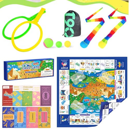 Toss and Catch Game for Kids+Fun Card Games