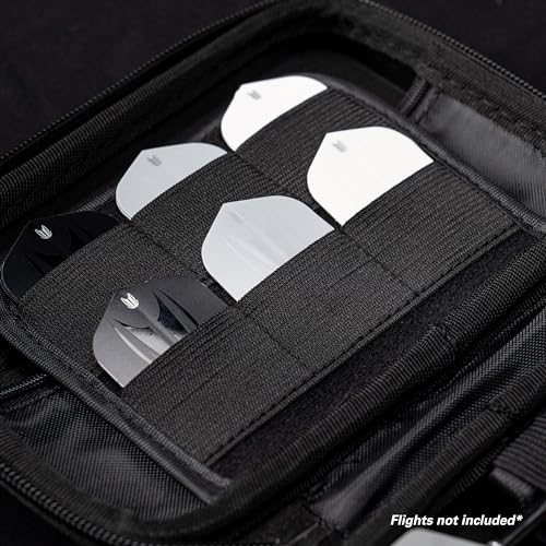 Target Darts Takoma XL Darts Wallet Case, Grey – Holds 6 Darts, Protective EVA Holder with Double Zip Lock Pouches – Professional Dart Accessories - color: Grey