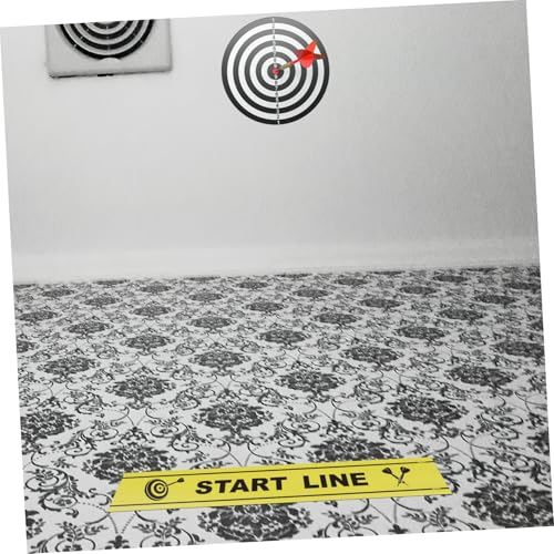 Abaodam Dart Floor Markings Game Throw Line Floor Sticker for Darts Throwing Throwing Line