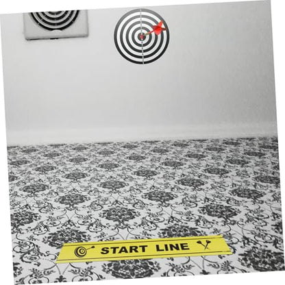 Abaodam Dart Floor Markings Game Throw Line Floor Sticker for Darts Throwing Throwing Line