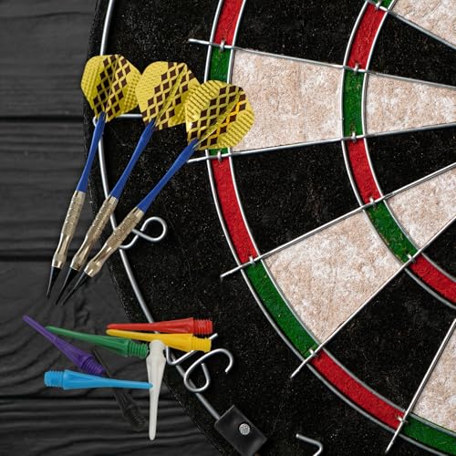 Plastic Dart Tip 2BA Thread Soft Tip Dart Accessories 30 Pack & Black/White/Blue