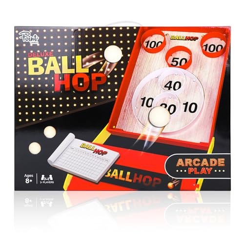 Point Games Ball Hop Game - Collapsible Arcade Games Indoor and Outdoor - Solo or Team Home Game for Party Activity Birthday - Easy Setup