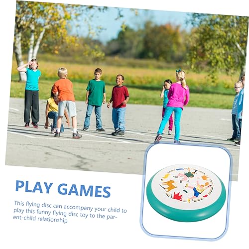 HANABASS Cartoon Printing Flying Disc Interactive Toy for Children Garden Plaything Soft Material Boys and Girls Party Fun