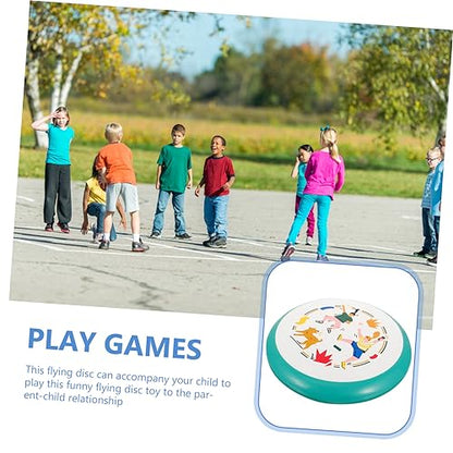 HANABASS Cartoon Printing Flying Disc Interactive Toy for Children Garden Plaything Soft Material Boys and Girls Party Fun