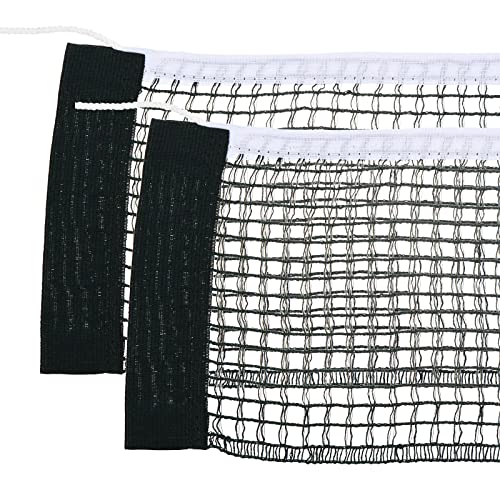 PATIKIL Table Tennis Net Replacement Ping Pong Net String Tension Equipment Accessories Polyester Cotton for Indoor Outdoor - color: Green