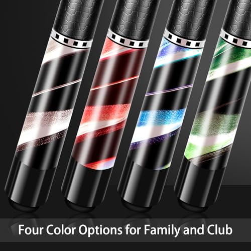 Pool Cue Stick Billiard Sticks: 58 Inch Pool Stick with 13mm Tip Professional Billiard Cue Sticks 18/19/ 20/21 oz, Premium Canadian Maple Wood Pool Cues for Pool Table for Men Women in Bar House（C43）