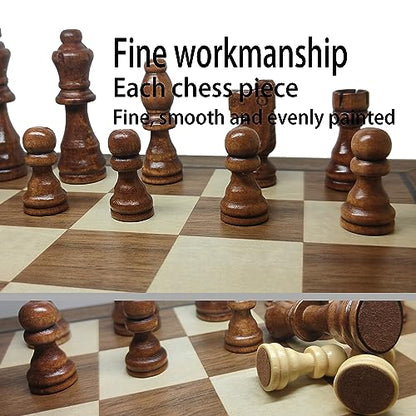 Chess Pieces, 3 Inch King Figures Chess Game Pawns Figurine Pieces, Replacement of Missing Piece, Includes Storage Bag (Chess Pieces) - color: Chess Piece