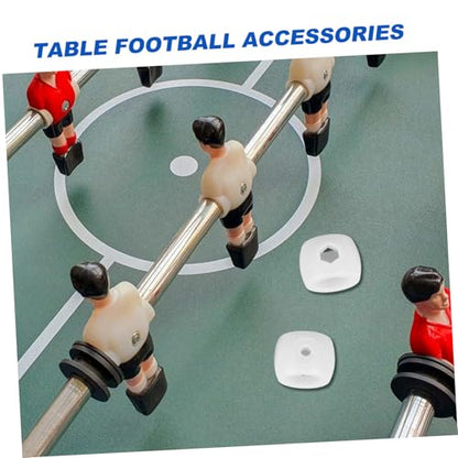 Abaodam 2sets Foosball Goal Rod Positioner Mini Plastic Stop Ring Replacement Parts for Soccer Table Game Rod Bearings 4pcs*2