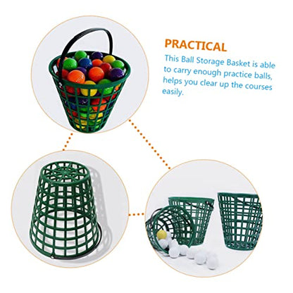 Hemoton 1pc Golf Balls Bucket Portable Ball Container Golfball Container Storage Holder Golfs Supplies for Home