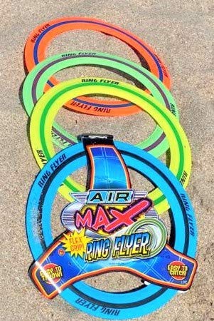 JA-RU Zooma Ring Flyer for Kids (4 Units) 11.2 Inch Orange Flying Disc Pool Toy & Beach Games. Outdoor Kids Play Equipment. Disc Golf Yard Games, Orange-1029-4s