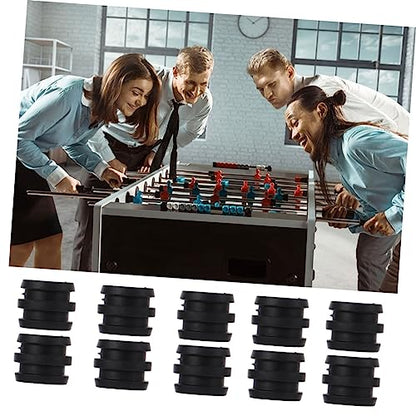 Abaodam 15pcs Plastic Foosball Bushings Table Football Bearing Rods for Standard Game Tables Easy to Install Wear-Resistant Replacement Parts for Enhanced