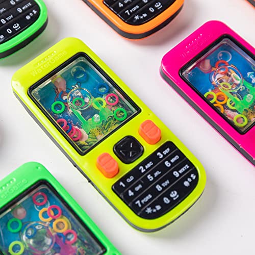 48 Pcs Handheld Water Ring Games Party Favors, Easter Egg Fillers, Back to School Classroom Prizes,Goodie Bags Stuffers,Return Gifts for Kids Birthday Party,Treasure Box,Pinata Filler Bulk