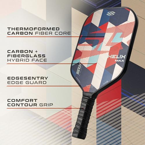 Selkirk Sport SLK Helix Pro Pickleball Paddle | Carbon Fiber & Fiberglass - color: Patriot