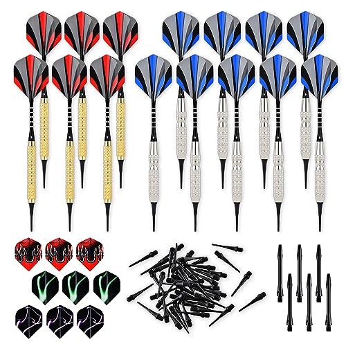 Steel Tip Darts Set 18 Grams15 Pack Steel Barrels - style: s alu15