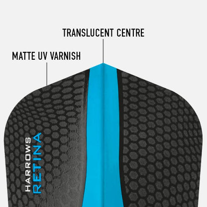 Harrows Retina | Premium Extra Strong 100 Micron Dart Flights in Standard Shape … - color: Aqua