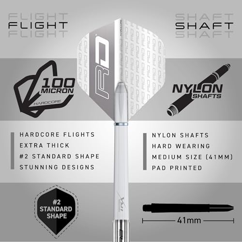 RED DRAGON Darts - Amberjack | Javelin | Pegasus | Razor Edge - Professional Tungsten Soft Tip Darts - Includes Dart Flights and Shafts - size: 18g Barrel / 20g Full Weight