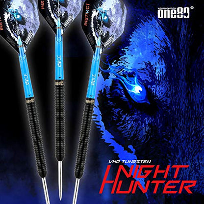 ONE80 90% Tungsten Steel Tip Darts Sets Chameleon, Night Hunter Professional Darts Set - style: Defense 22g