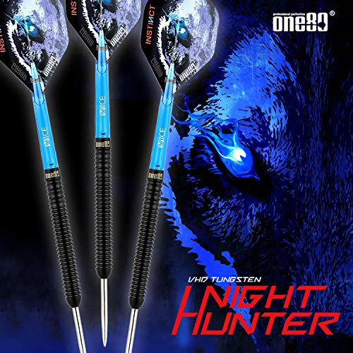 ONE80 90% Tungsten Steel Tip Darts Sets Chameleon, Night Hunter Professional Darts Set - style: Defense 24g