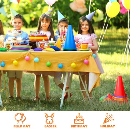 31 PCS Christmas Carnival Games, 3 in 1 Indoor Outdoor Bean Bag Ring Toss Games for Kids Birthday Party, Plastic Soft Cones Yard Lawn Game for Family Party Kid's Gift - size: 9"