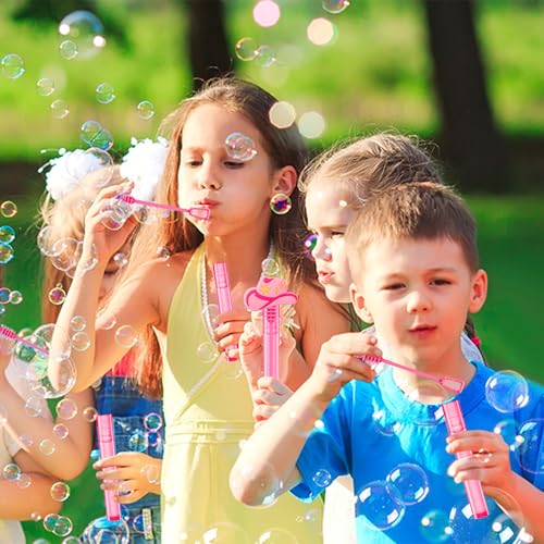Winrayk Western Cowgirl Party Favors, 24Pcs Disco Cowgirl Mini Bubble Wands for Kids Bubbles Bulk with Detachable Topper (6 Styles), Birthday Gift Retro Rodeo Classroom Prizes Easter Goody Bag Stuffer - style: Cowgirl
