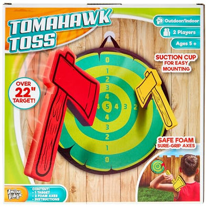 Anker Play 1000082/DOM Tomahawk Toss Safe Foam Axe Throwing Game for Kids, Multicolor, 4 Pieces