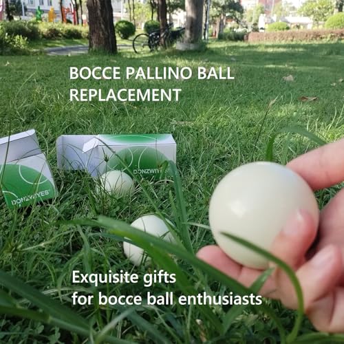 Pallino Ball Replacement for Bocce Ball Game and Boule Game Tournament Quality 2.24 in/57 mm White
