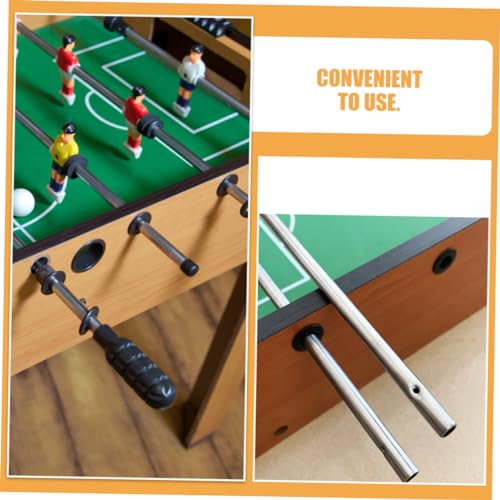 KOMBIUDA 3pcs Table Soccer Rod Replacement Metal Operation Pole for Foosball Machine