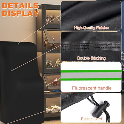 Arcade Table Cover, 600D Heavy-duty Waterproof Dust-Proof Covers for Indoors/Outdoors Arcade Game Machine Table ,All Weather Protective,31*22*66in,Black