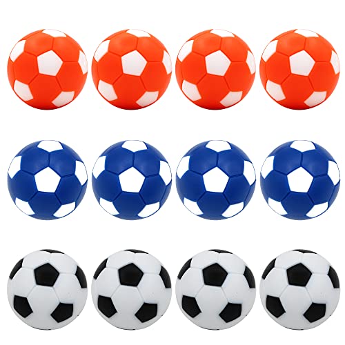 12 Pieces 32mm Foosball Balls Table Football Soccer Replacement Balls Multicolor Official Tabletop Game Accessory 12 Pack
