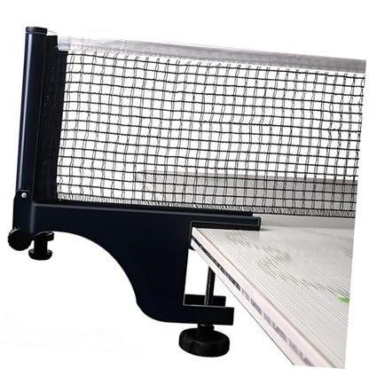 KESYOO Portable Table Tennis Net Replacement Adjustable 182cm Nylon String for Indoor/Outdoor Use Includes Black Clamps for Easy Setup Sports Equipment for Ages