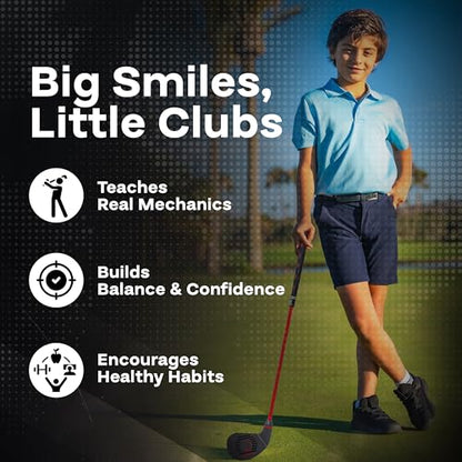 PGA Tour Tee-Up 3-Piece Set - color: Right Handed Player Height 0 - 3'9"