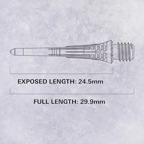 Target Darts Cryo Soft Tip Point Multipack Set of 30 Tips, White/Black | Pack of Tips, Professional Dart Accessories, Plastic Spare Replacement Points, 2BA Thread - color: White