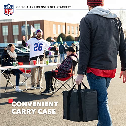 Wild Sports NFL Giant Stacking Wooden Blocks – Tumbling Tower Classic Family Game Stacks – Great Gift for Any Football Fan! - color: Dallas Cowboys