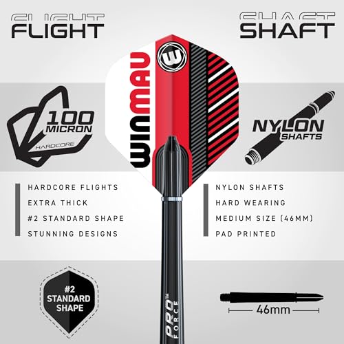 Winmau Masters Pro Dartboard - PDC Tournament Dart Board with High-Density Sisal & Ultra-Thin Wire System - Available as Board Set or Cabinet Set with Steel Tip Darts - style: Dartboard and Cabinet