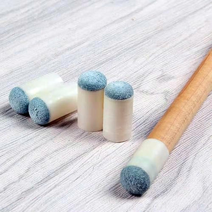 50 Pcs 13 mm Billiard Pool Cue Tips Slip-on Cue Tips Replacements, Cue Tips for Pool Stick, Pool Stick Tips Replacement Kit