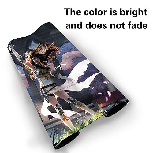Board Game MTG Playmat Games Size 60X35 cm CCG Compatible for MTG CCG RPG Trading Card Game (Angelic Destiny) - color: Angelic Destiny