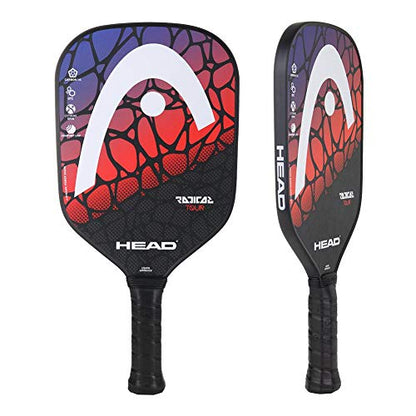 HEAD Graphite Pickleball Paddle - Radical Tour Lightweight Paddle w/Honeycomb Polymer Core & Comfort Grip