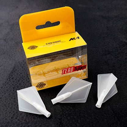 CUESOUL TERO AK4 Dart Flight Standard Shape/Shield Shape/Diamond Shape - color: Diamond shape-Transparent