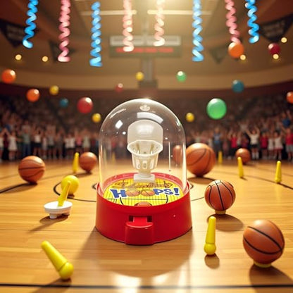 2Pcs Finger Basketball Shooting Game Set for and Adults - Basketball Party Supplies and Table Decorations for Basketball Party Games