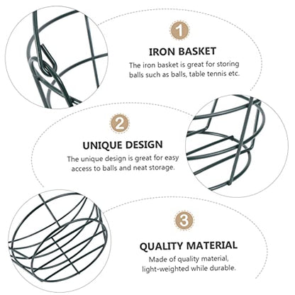VICASKY Golf Ball Carrying Holder Durable Steel Wire Storage Basket for Easy Access and Convenient Practice for