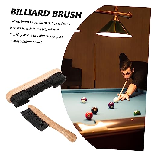 HANABASS Pool Table Brush Holders Cue Shaft Brush Billiards Liner Cup Supplies Billiard Table Sweeper Foldable